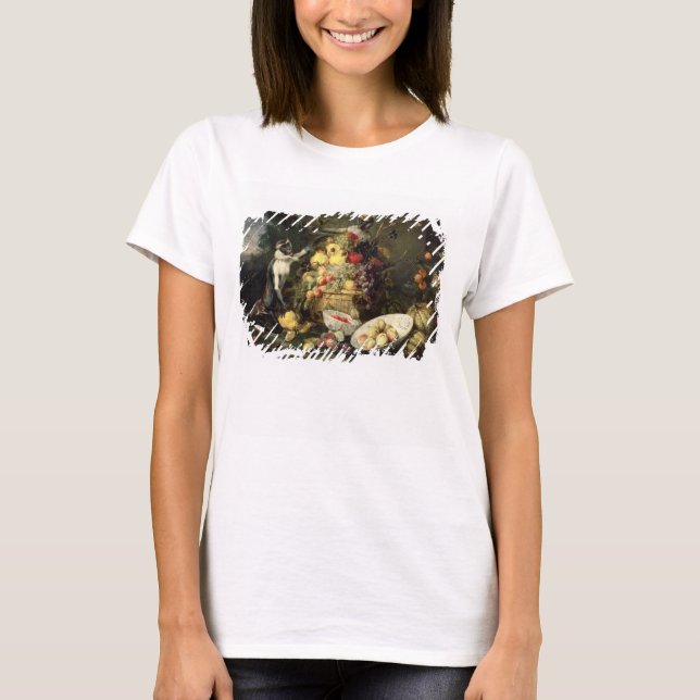 Three Monkeys Stealing Fruit T-Shirt (Vorderseite)