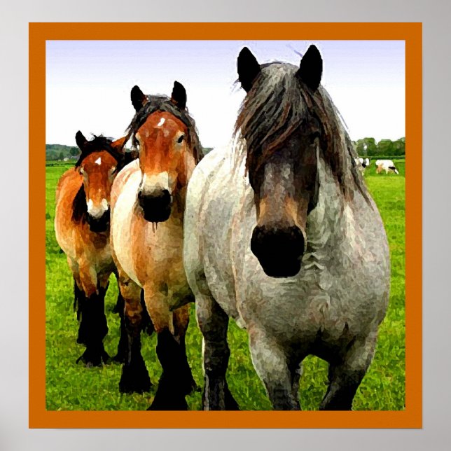 Three Ponies Poster (Vorne)