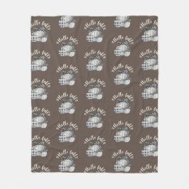 Three Pumpkin Hello Fall Fleecedecke