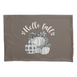 Three Pumpkin Hello Fall Kissenbezug