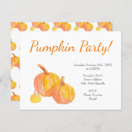 'Three Pumpkins' Einladung