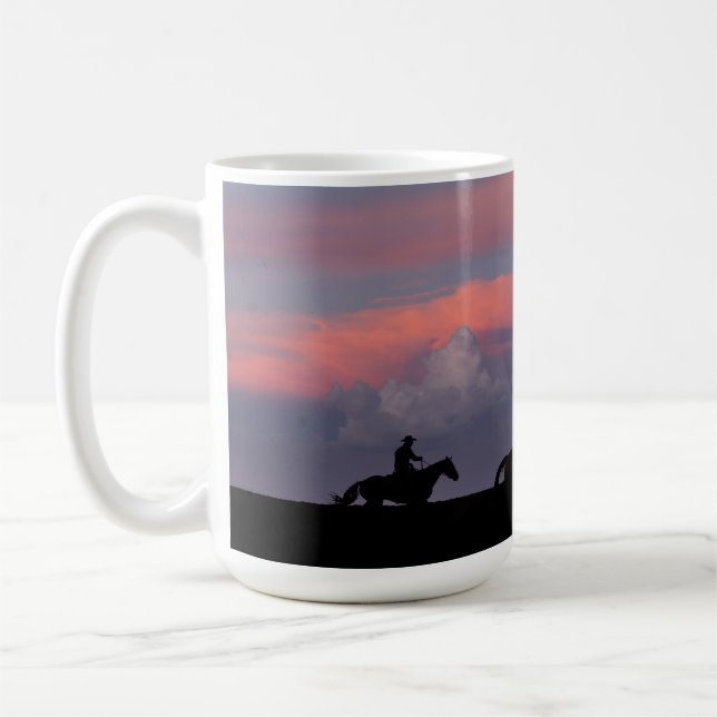 Three Riders, One Horizon Kaffeetasse (Links)