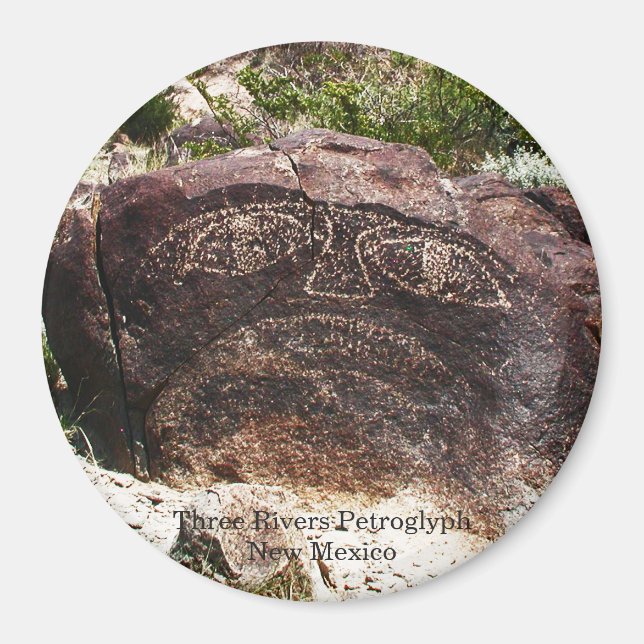 Three Rivers Petroglyph Magnet (Vorne)