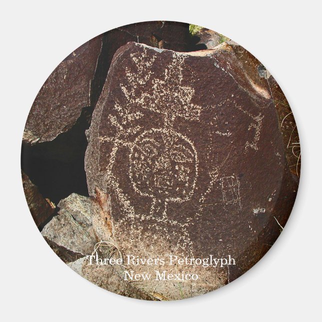 Three Rivers Petroglyph Magnet (Vorne)