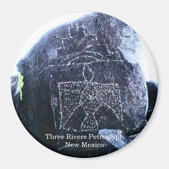 Three Rivers Petroglyph Magnet (Vorne)