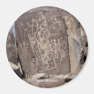 Three Rivers Petroglyph Magnet