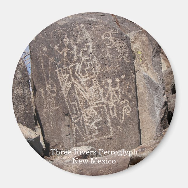 Three Rivers Petroglyph Magnet (Vorne)