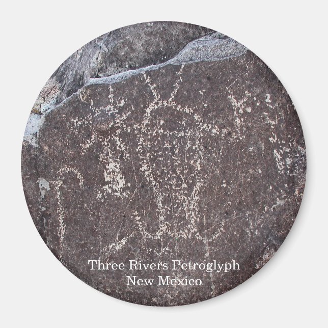 Three Rivers Petroglyph Magnet (Vorne)