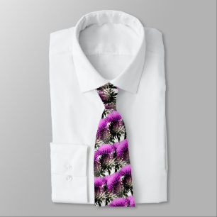 Three Scottish Thistles Krawatte