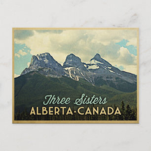 Three Sisters Alberta Canada Postkarte