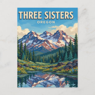 Three Sisters Wilderness Oregon Postkarte