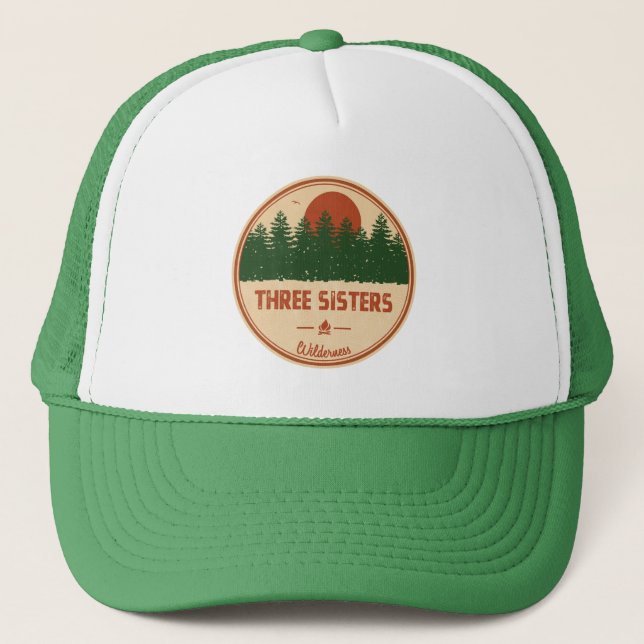Three Sisters Wilderness Truckerkappe (Vorderseite)