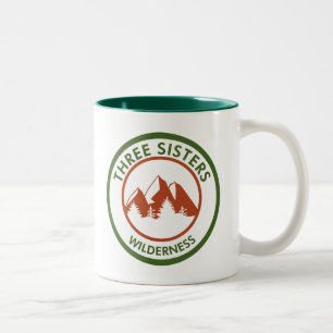 Three Sisters Wilderness Zweifarbige Tasse