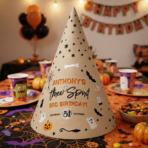 Three Spirit! Halloween 3. Geburtstagsfeier Partyhütchen