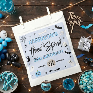 Three Spirit! Jungen Halloween 3. Geburtstagsfeier Geschenktütchen