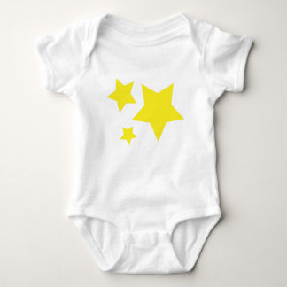 Three Stars Baby Bodysuit - Niedliches Star-Themed Baby Strampler