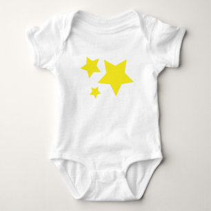 Three Stars Baby Bodysuit - Niedliches Star-Themed Strampler