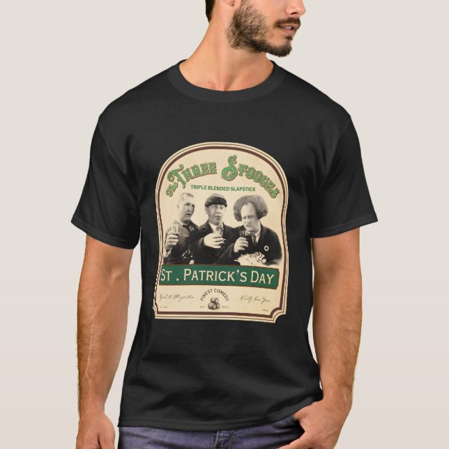 Three Stooges St Patrick's Day T-Shirt (Vorderseite)