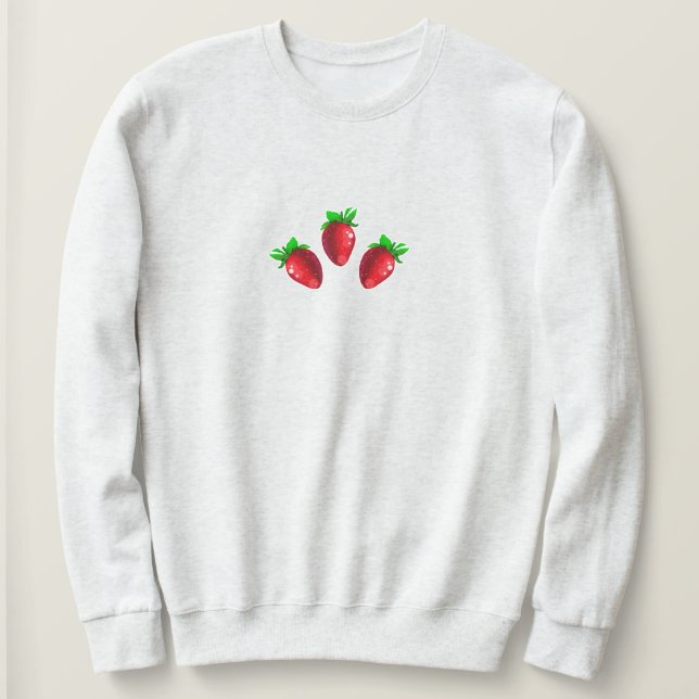 Three Strawberries Sweatshirt (Design vorne)