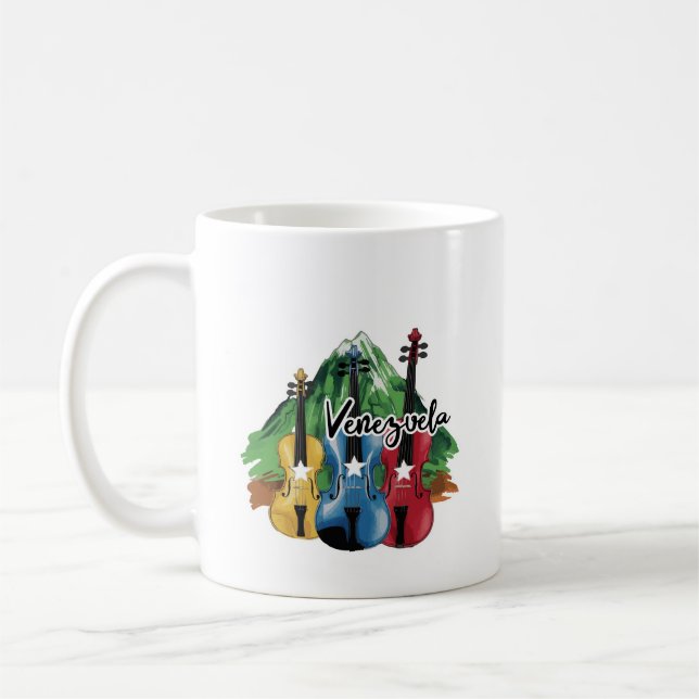 three Venezuelan violins Kaffeetasse (Links)