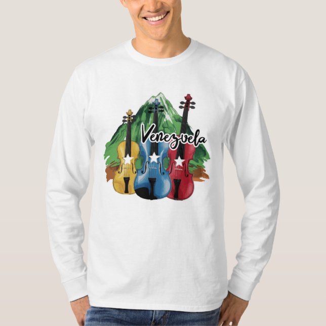 three Venezuelan violins T-Shirt (Vorderseite)