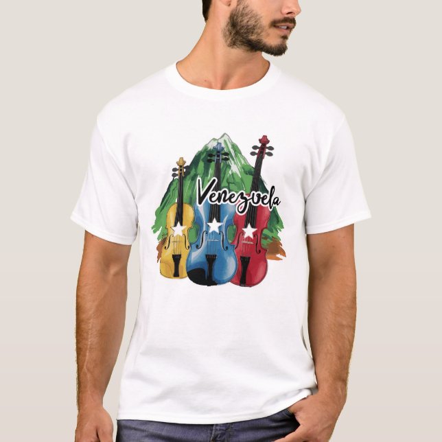 three Venezuelan violins T-Shirt (Vorderseite)