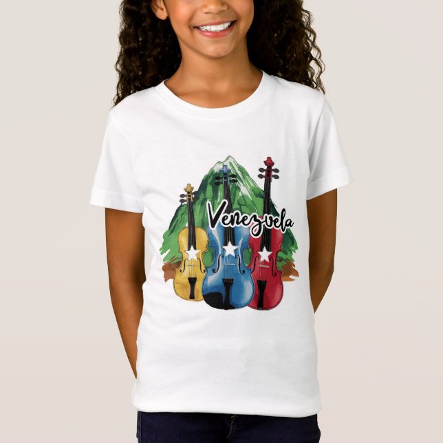 three Venezuelan violins T-Shirt (Vorderseite)