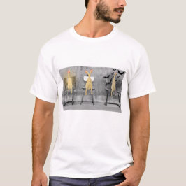Three Voices Chickens T - Shirt