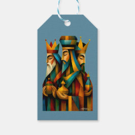 Three Wise Men Abstract Nativity Art  Geschenkanhänger