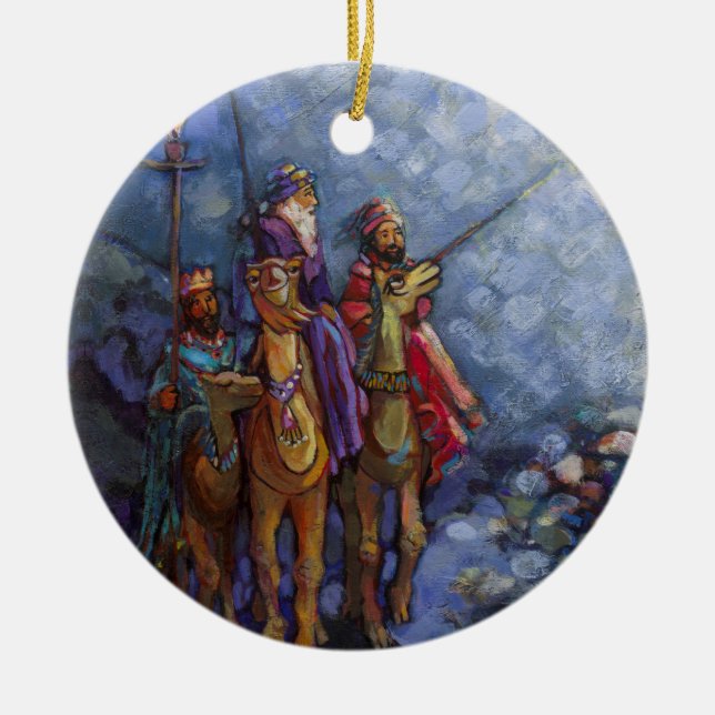 Three Wise Men following the Star Ornament (Vorne)