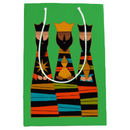 Three Wise Men Modern Mid-Century Mittlere Geschenktüte
