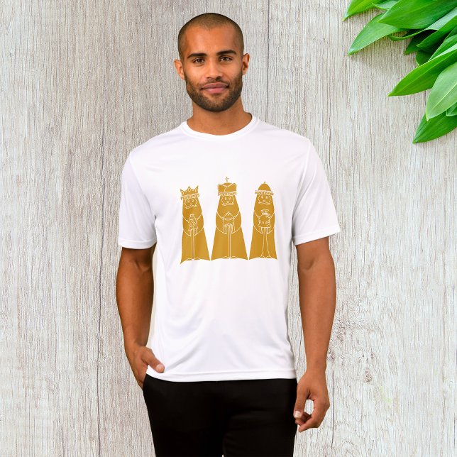 Three Wise Men Modern Nativity Kings T-Shirt (Von Creator hochgeladen)