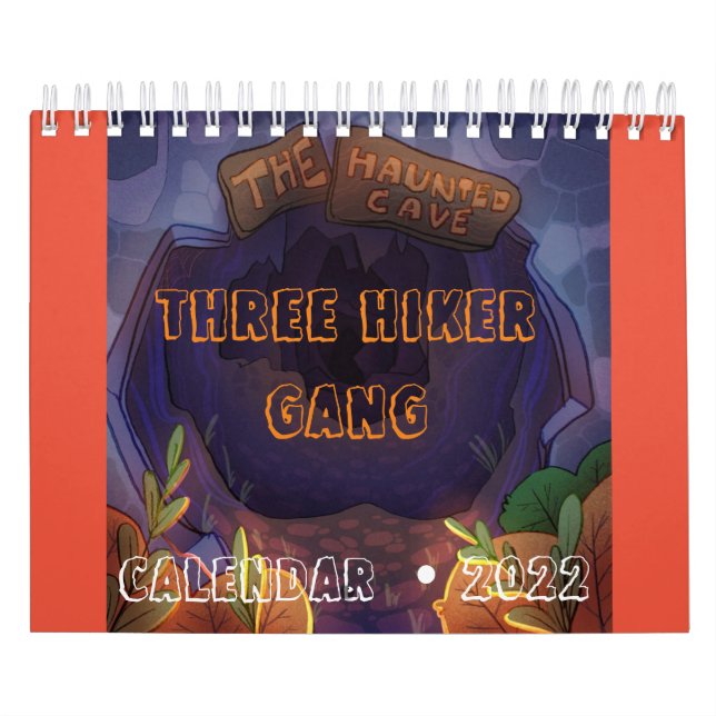 #ThreeHikerGangInTheHauntedCave  Kalender (Titelbild)