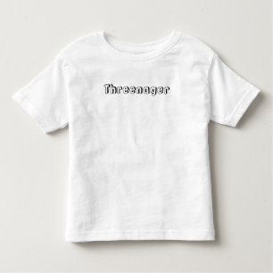 Threenager Kleinkind T-shirt