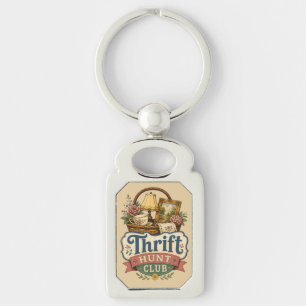 Thrift Hunt Club Vintage Cottagecore Schlüsselanhänger