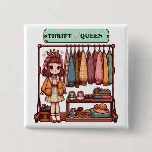 Thrift Queen Button