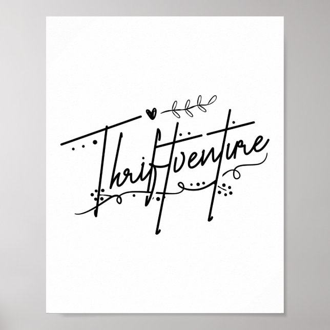 Thriftventure Schnäppchenjagd Poster (Vorne)