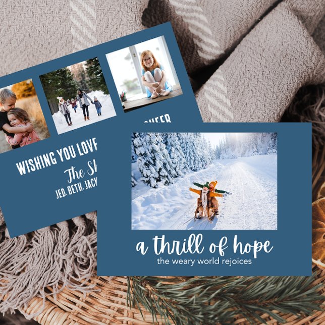 Thrill of Hope Christmas Card Feiertagskarte (Von Creator hochgeladen)