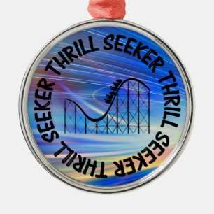 THRILL SEEKER ROLLER UNTERSETZER ORNAMENT AUS METALL