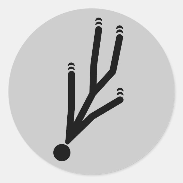 Thrill Seeker Runder Aufkleber (Vorderseite)