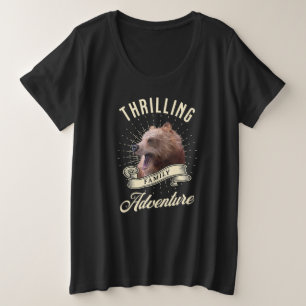 Thriller Familienabenteuer Große Größe T-Shirt