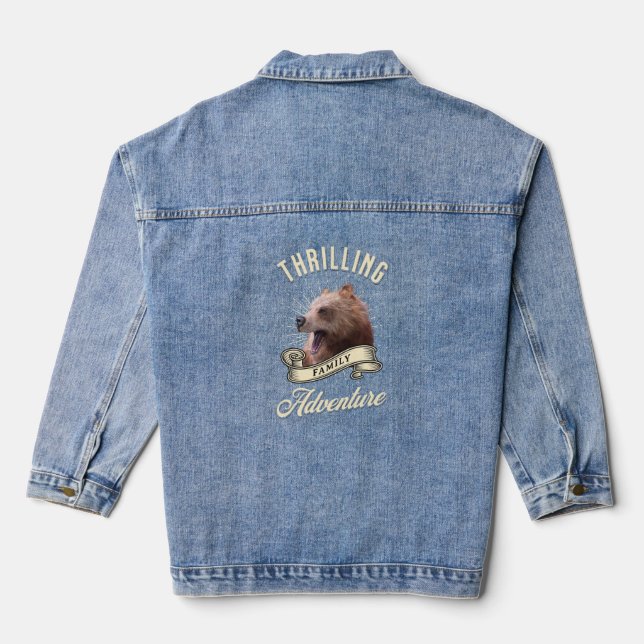 Thriller Familienabenteuer Jeansjacke (Rückseite)