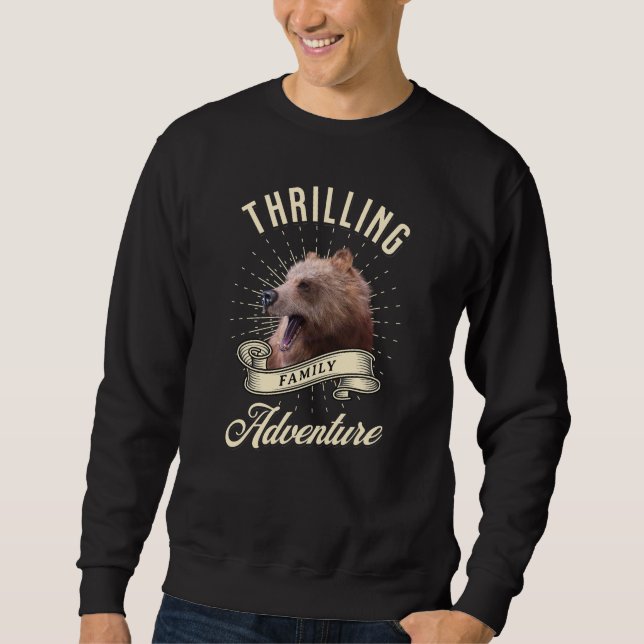 Thriller Familienabenteuer Sweatshirt (Vorderseite)