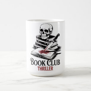 Thriller für den Buchclub Kaffeetasse
