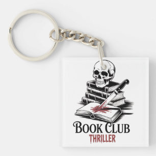 Thriller für den Buchclub Schlüsselanhänger