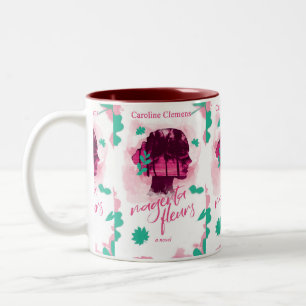 Thriller Magenta Fleurs Zweifarbige Tasse