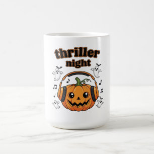 Thriller Night Pumpkin Halloween Kaffeetasse
