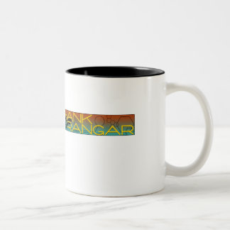 Thriller-Reihen-Tasse Hank Rangar Zweifarbige Tasse