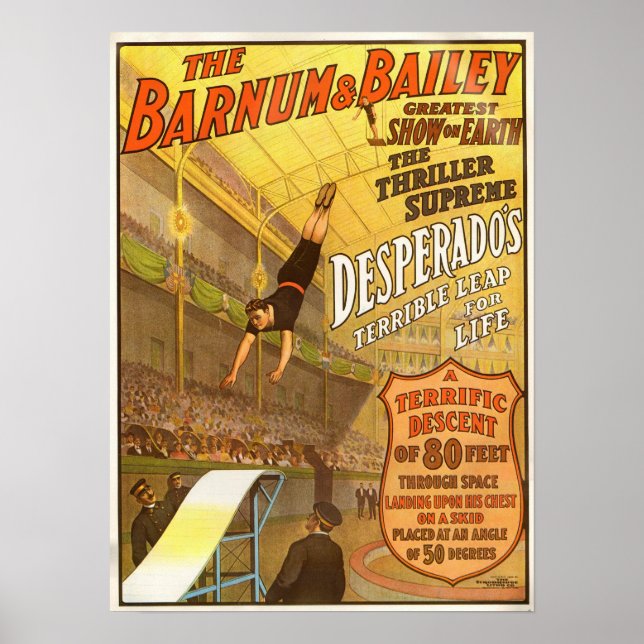 Thriller Supreme Desperado Circus Poster (Vorne)