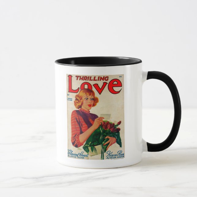 Thrilling Liebe Magazine Cover Tasse (Rechts)